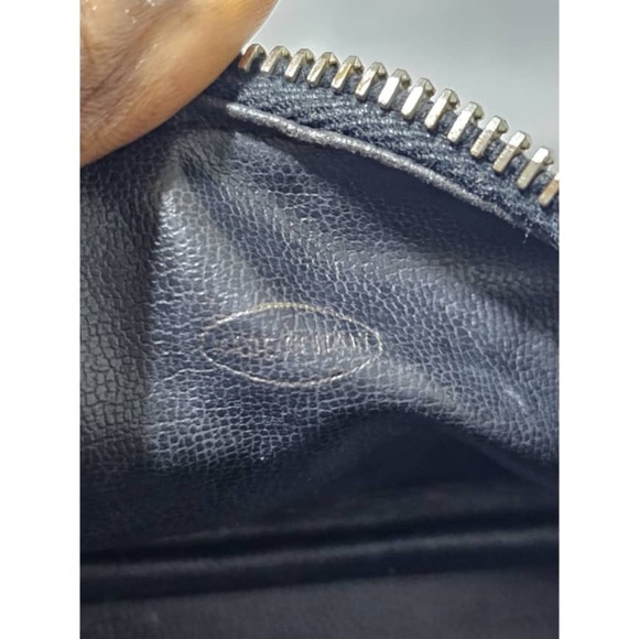 Authentic CHANEL Vanity Cosmetic Bag Leather Black - Picture 7 of 11